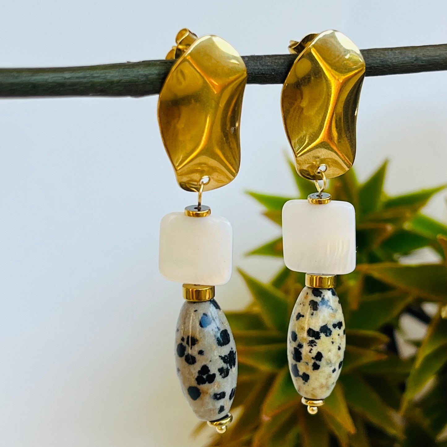 Serene Drops - Mix of Gemstones Earrings
