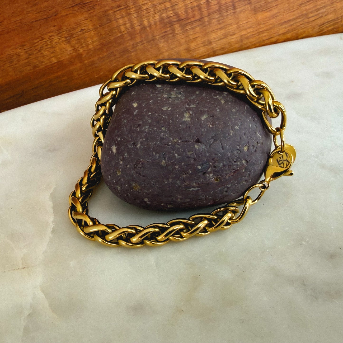 waterproof gold rope bracelet chain