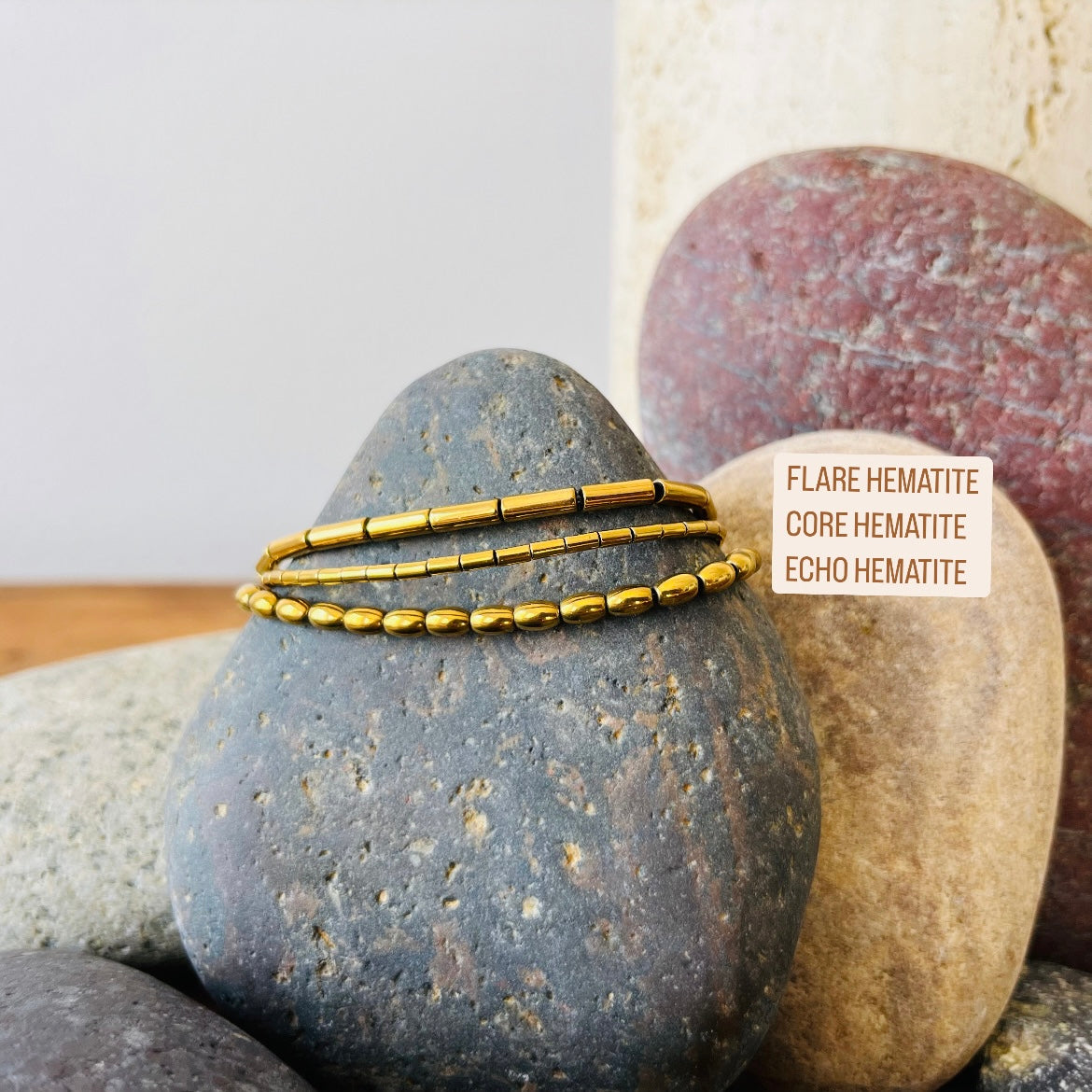 Echo Gold Hematite Bracelet