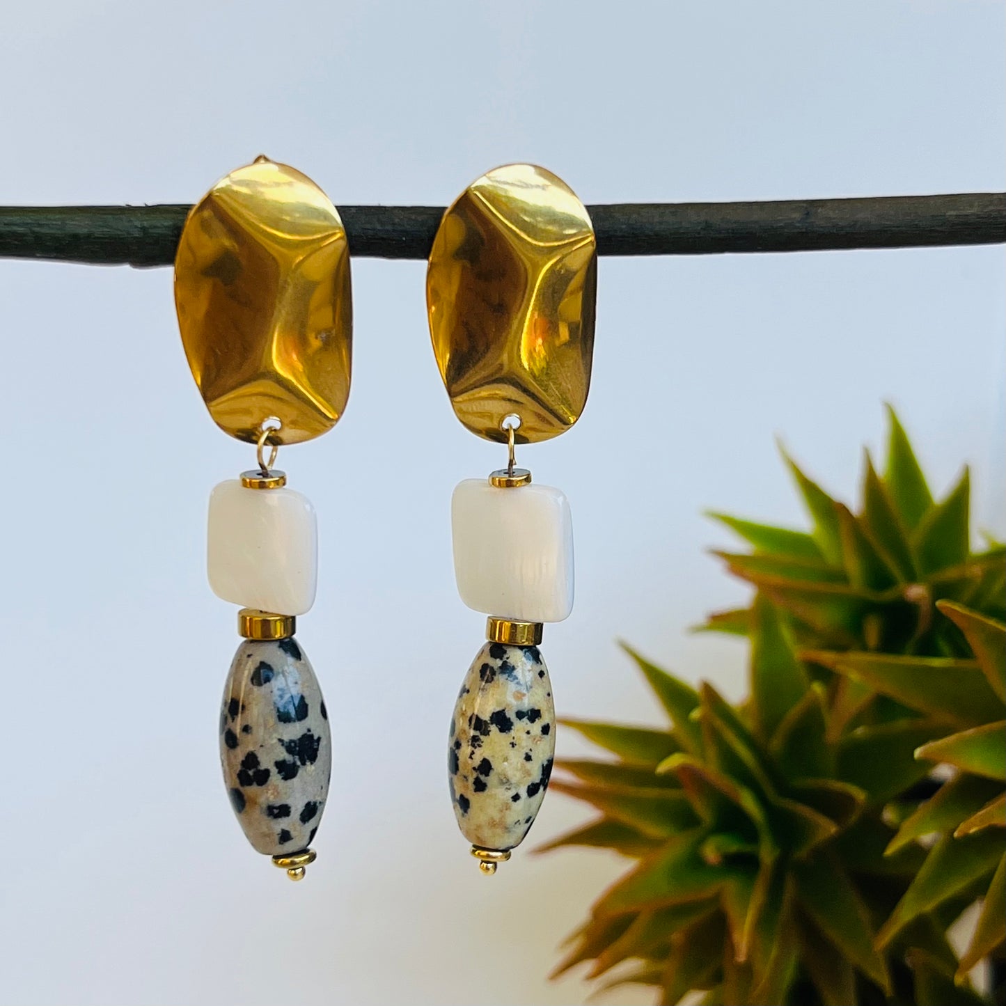 Serene Drops - Mix of Gemstones Earrings