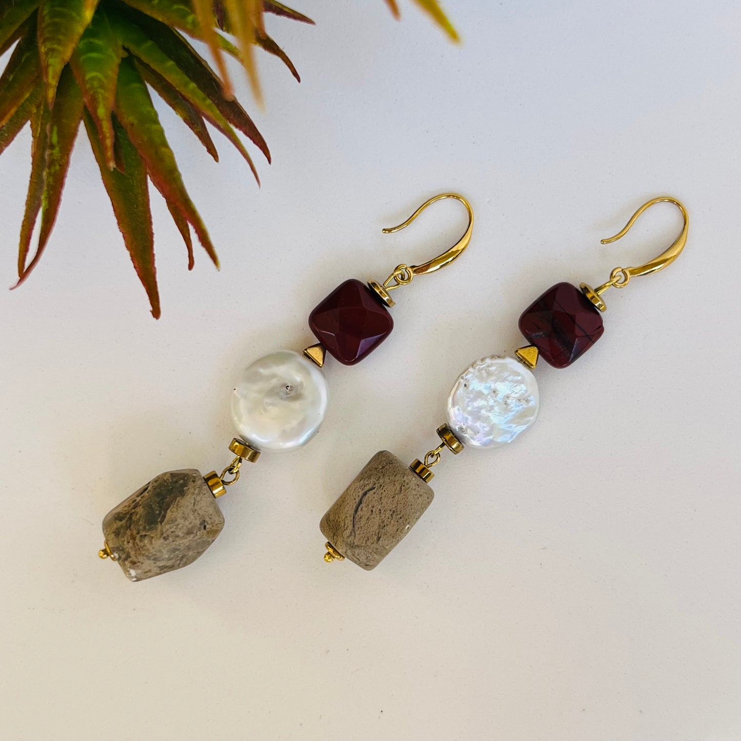 Aurora Drops - Mix of Gemstones Earrings