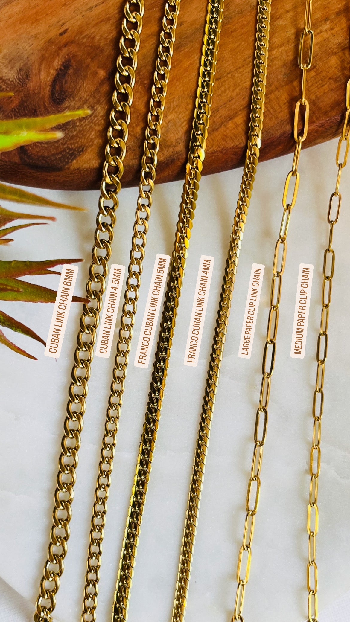 Classic Paper Clip Necklace Chain