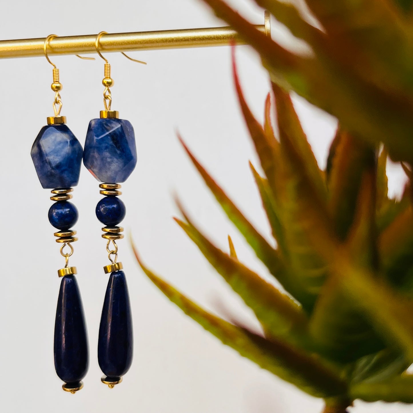 Celestial Drops - Mix of Gemstones Earrings