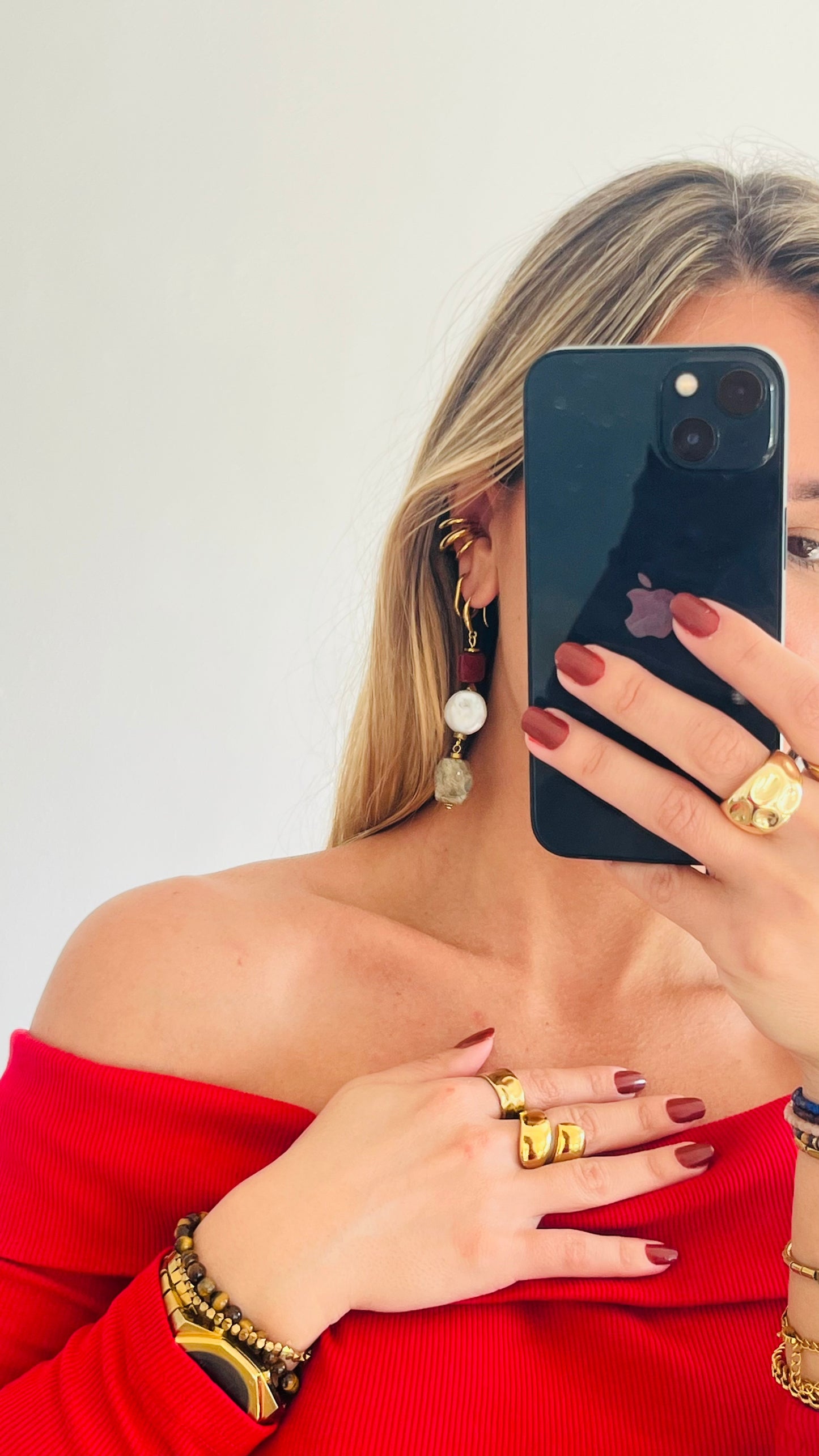 Aurora Drops - Mix of Gemstones Earrings