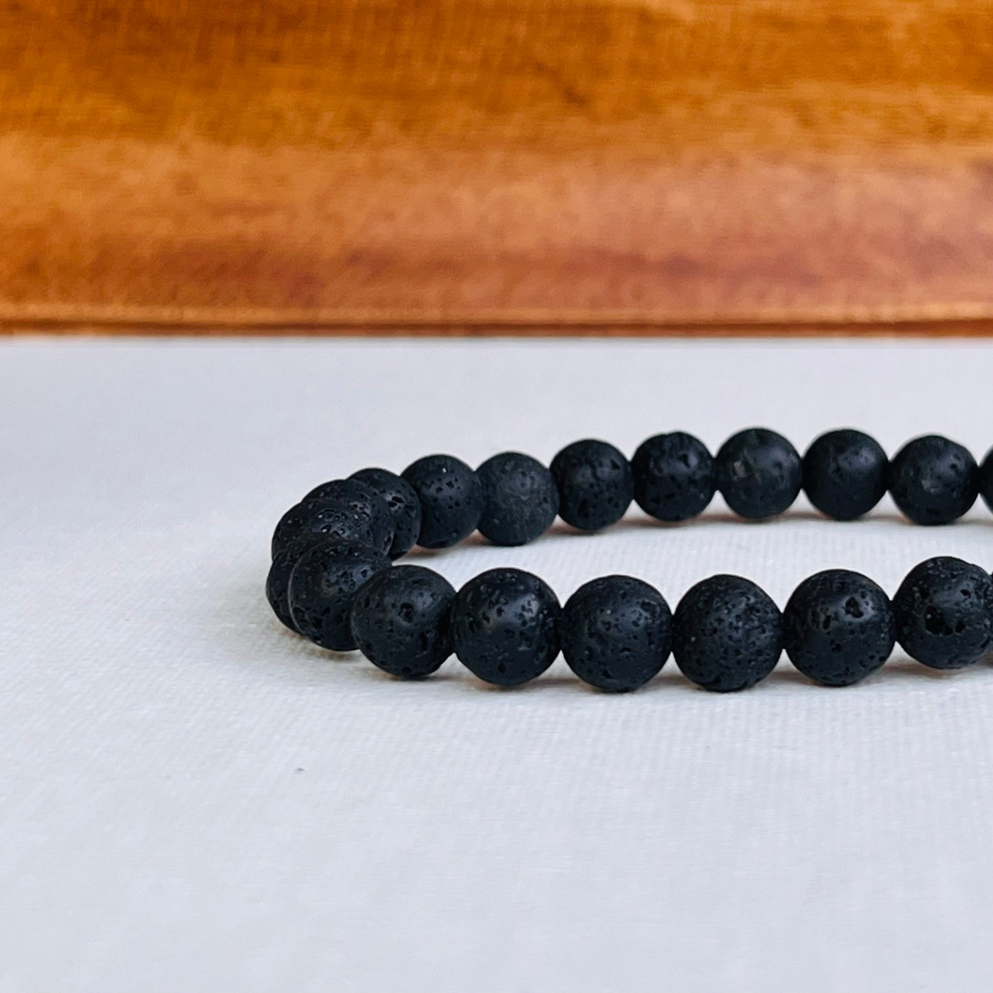 Lava Stone Men's Bracelet