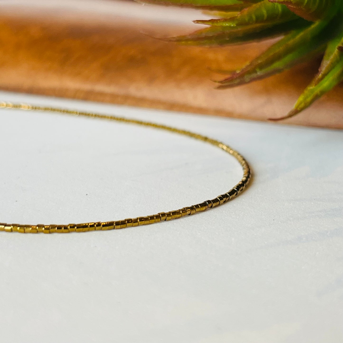 Endless Hematite Choker