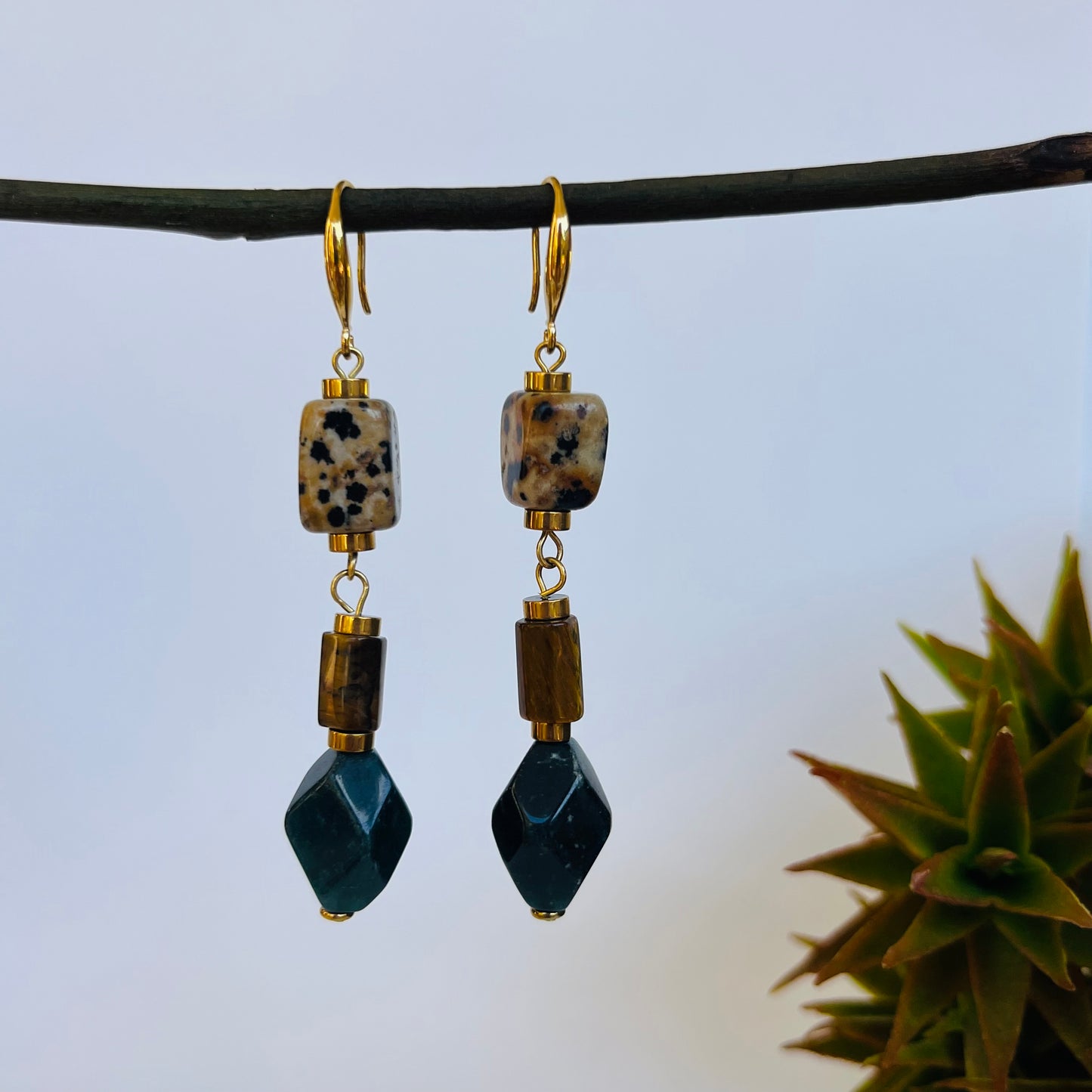 Wild Drops - Mix of Gemstones Earrings