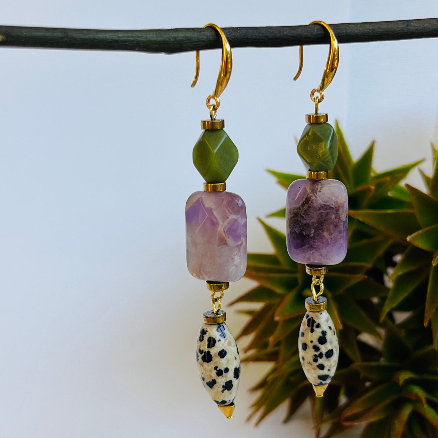 Dreamer Drops - Mix of Gemstones Earrings