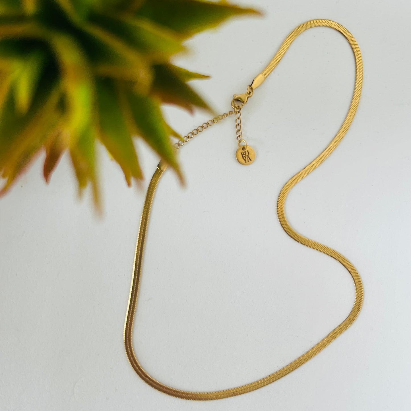 Classic Herringbone Link Necklace