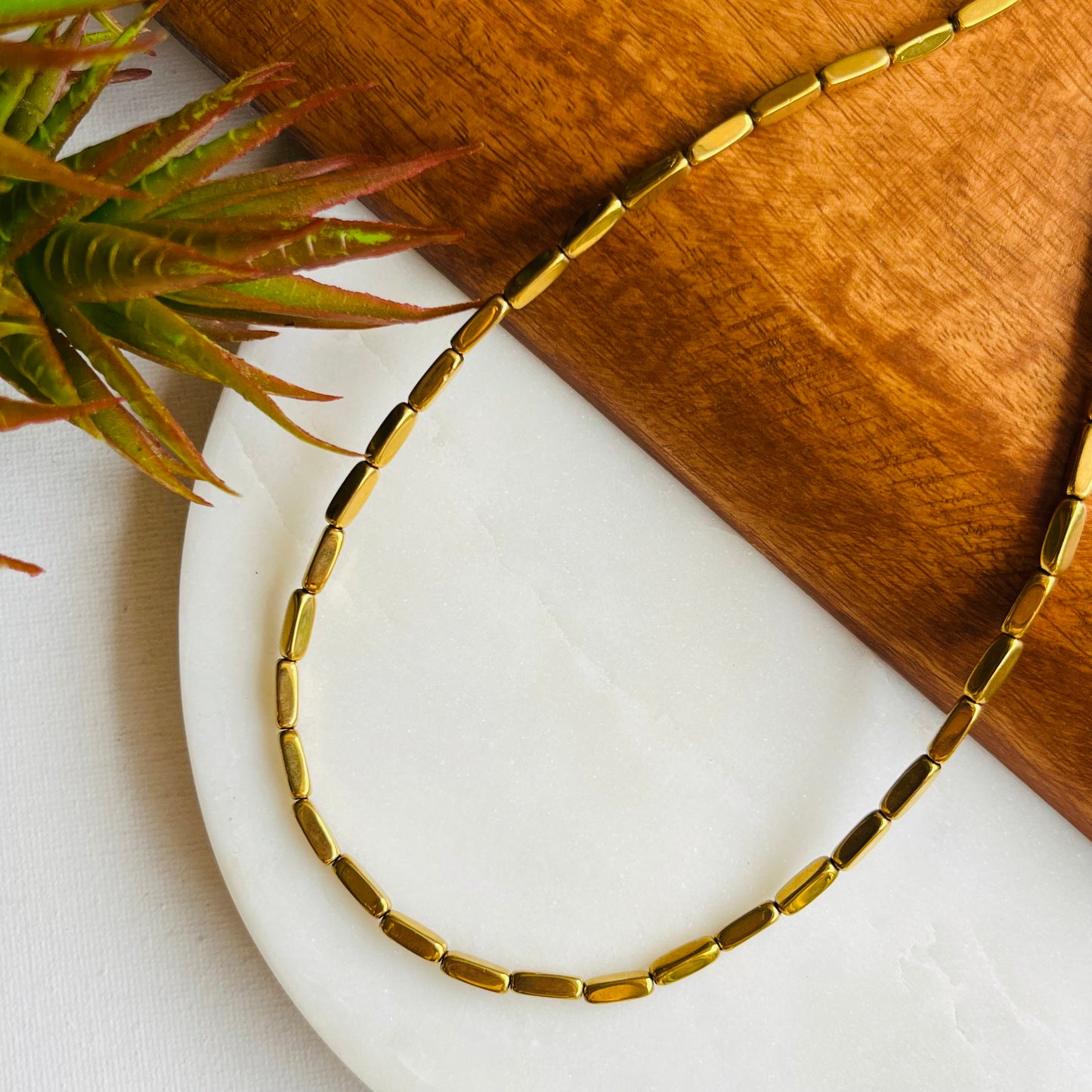 Dream Gold Hematite Necklace
