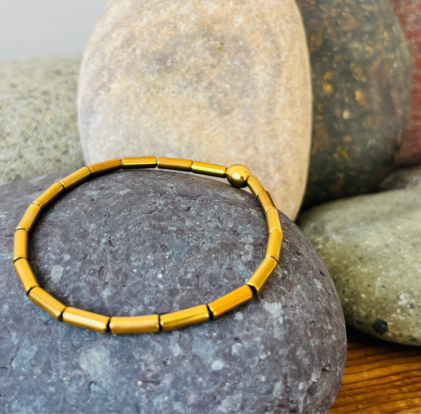 Flare Gold Hematite Bracelet