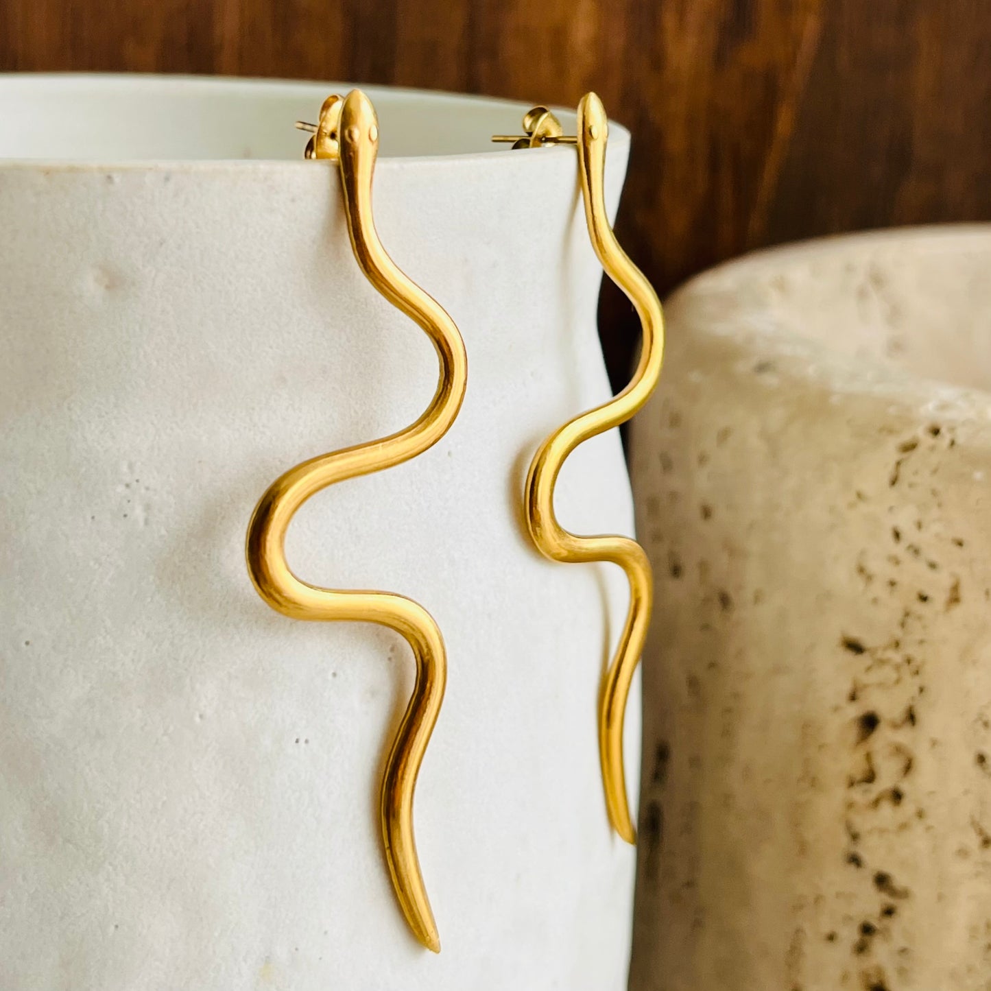 The Serpent Drops Earrings