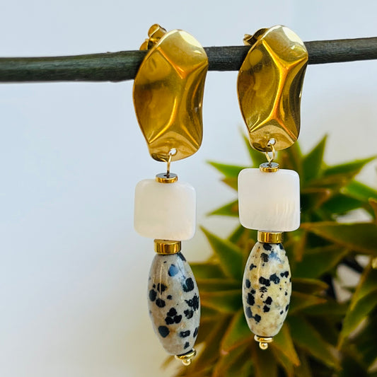Serene Drops - Mix of Gemstones Earrings