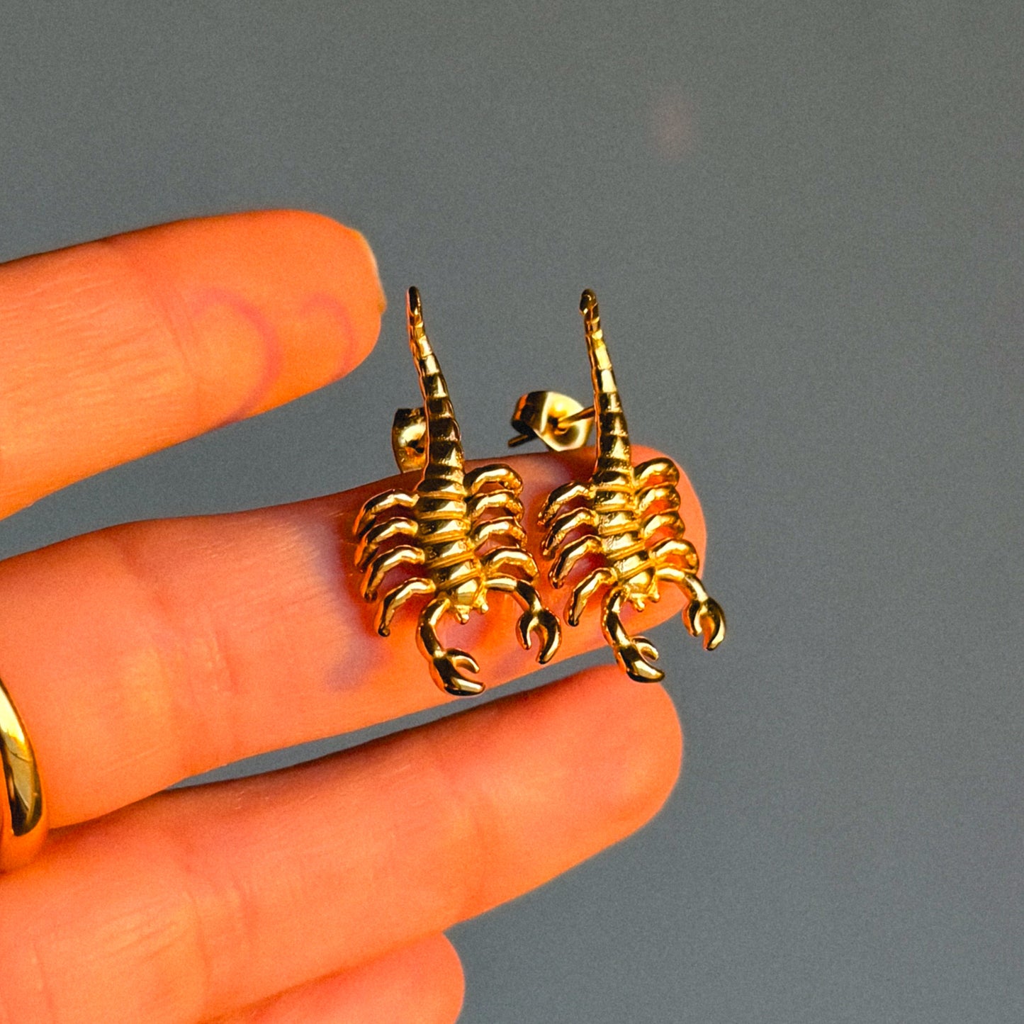 Scorpione Stud Earrings