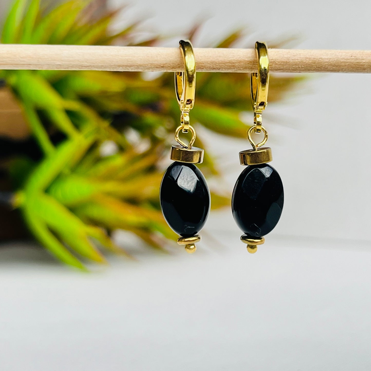 Earring Onyx