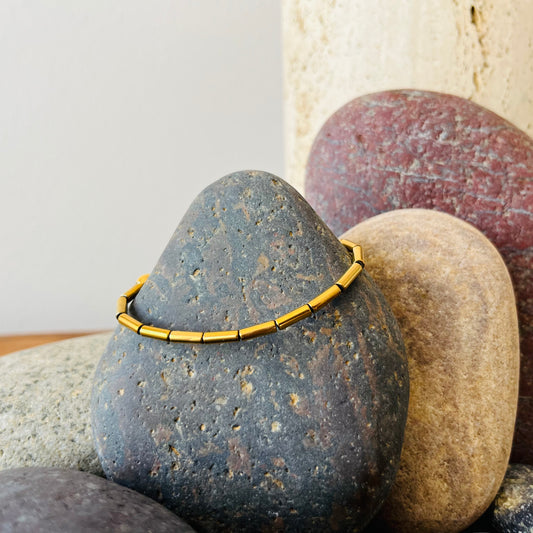 Flare Gold Hematite Bracelet