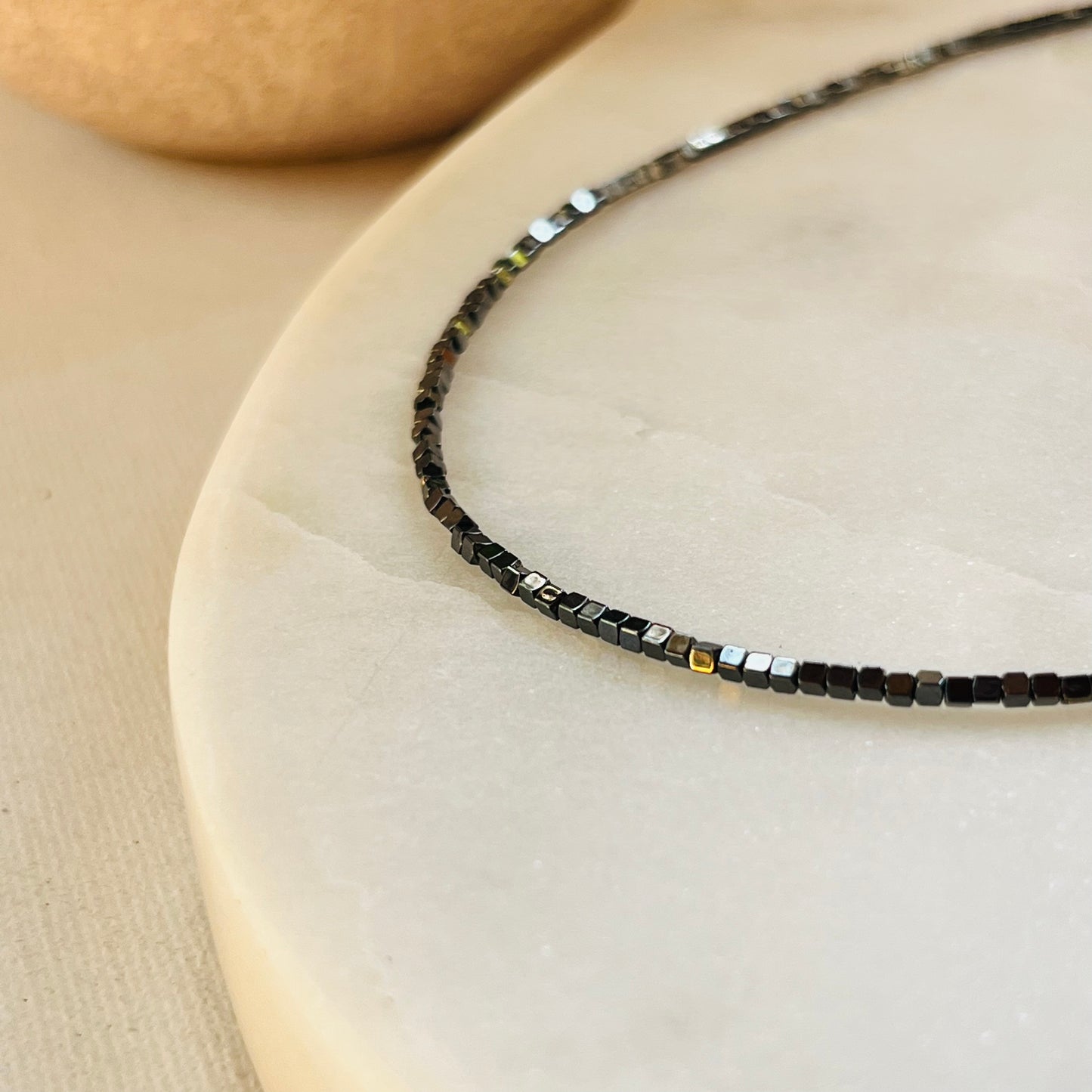 Choker Mini Black Hematite