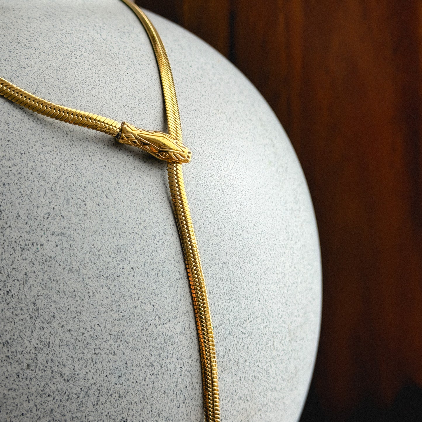 The Serpente Tie Necklace