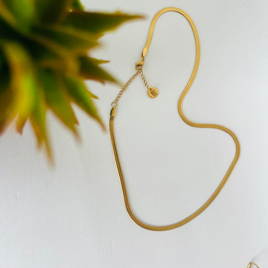 Classic Herringbone Necklace Chain