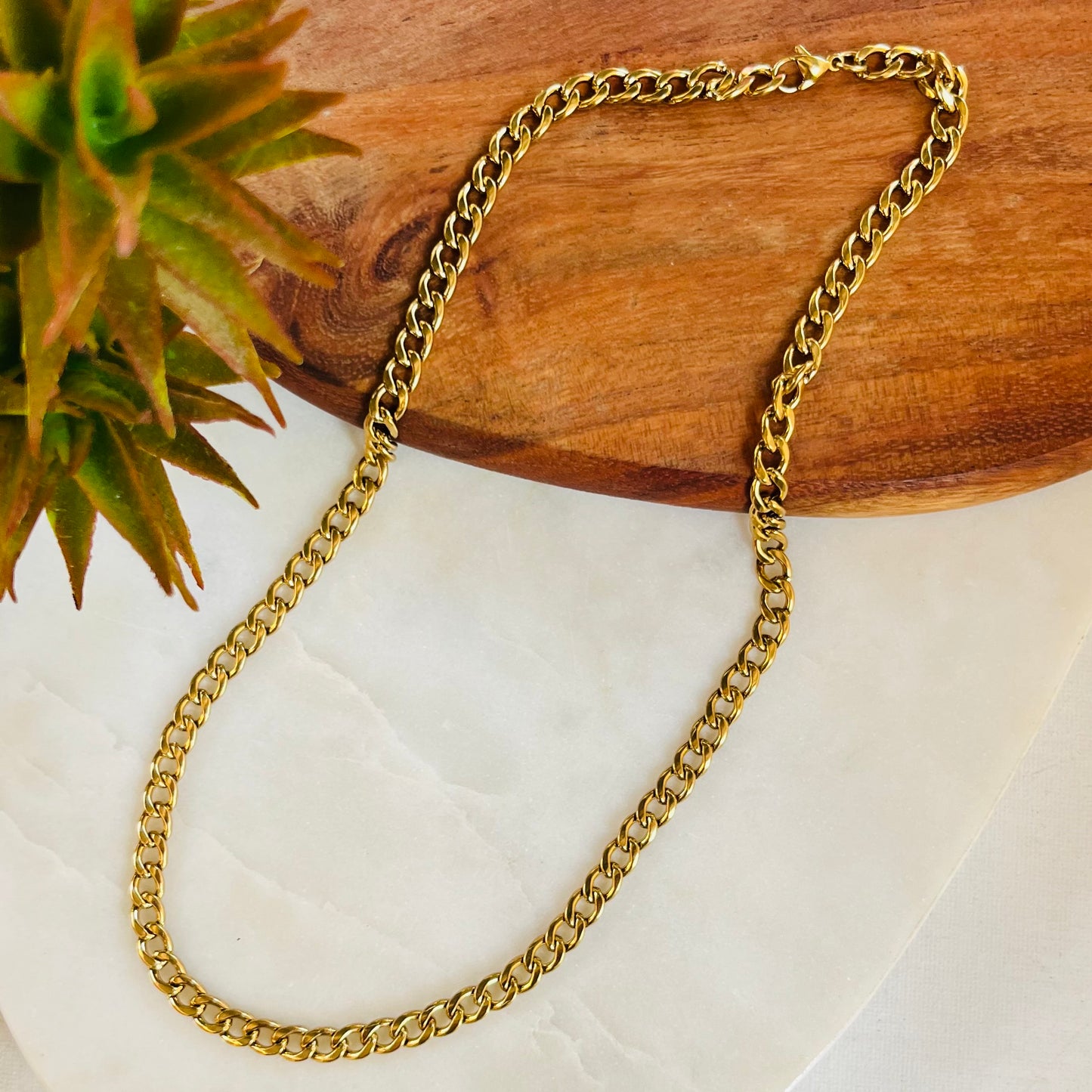 Curb Link Men’s Necklace