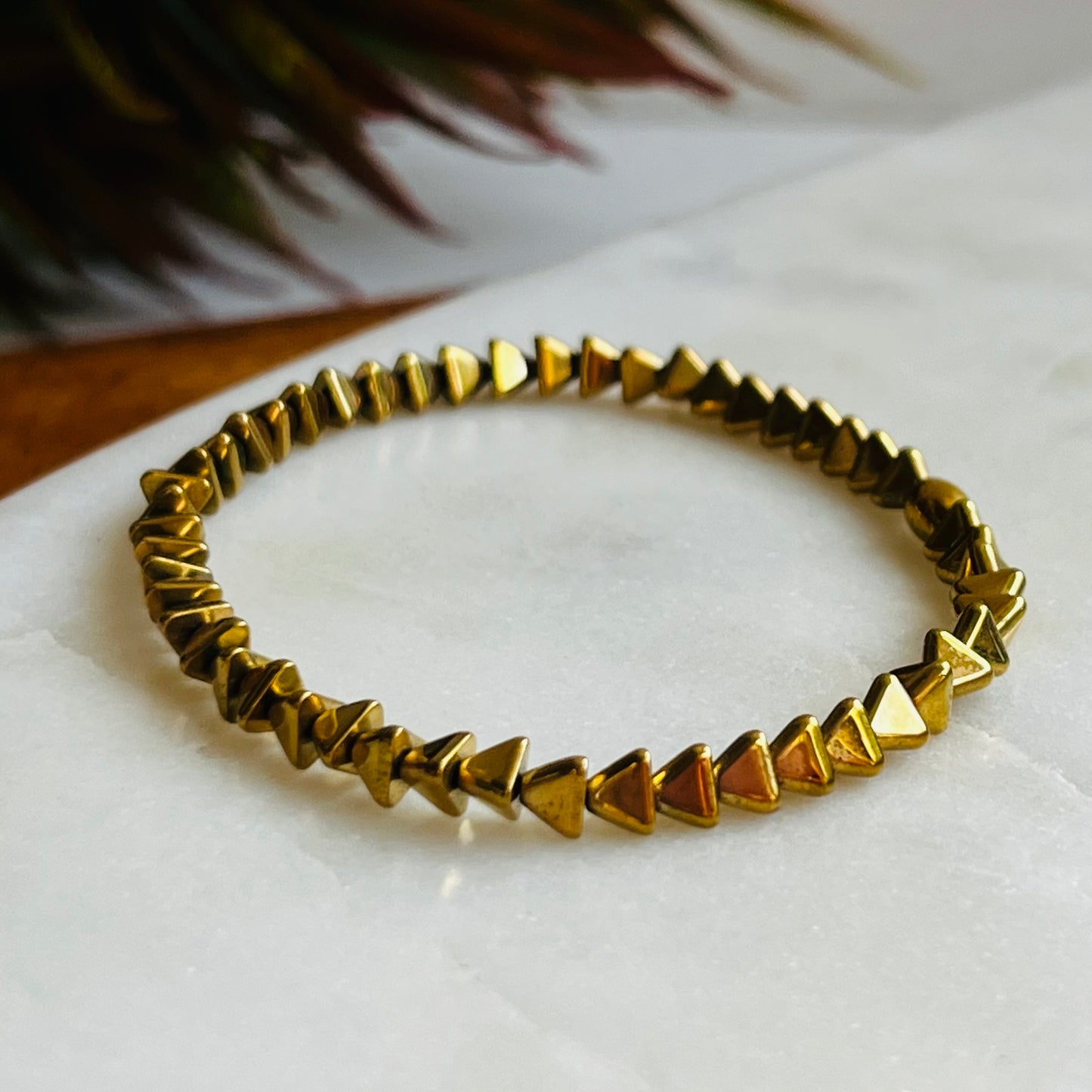 Gold Hematite Bracelet