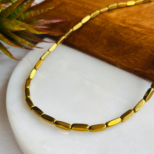 Dream Gold Hematite Necklace
