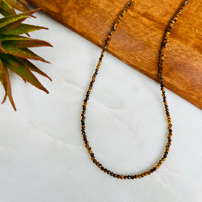 Tiger Eye Protection Choker
