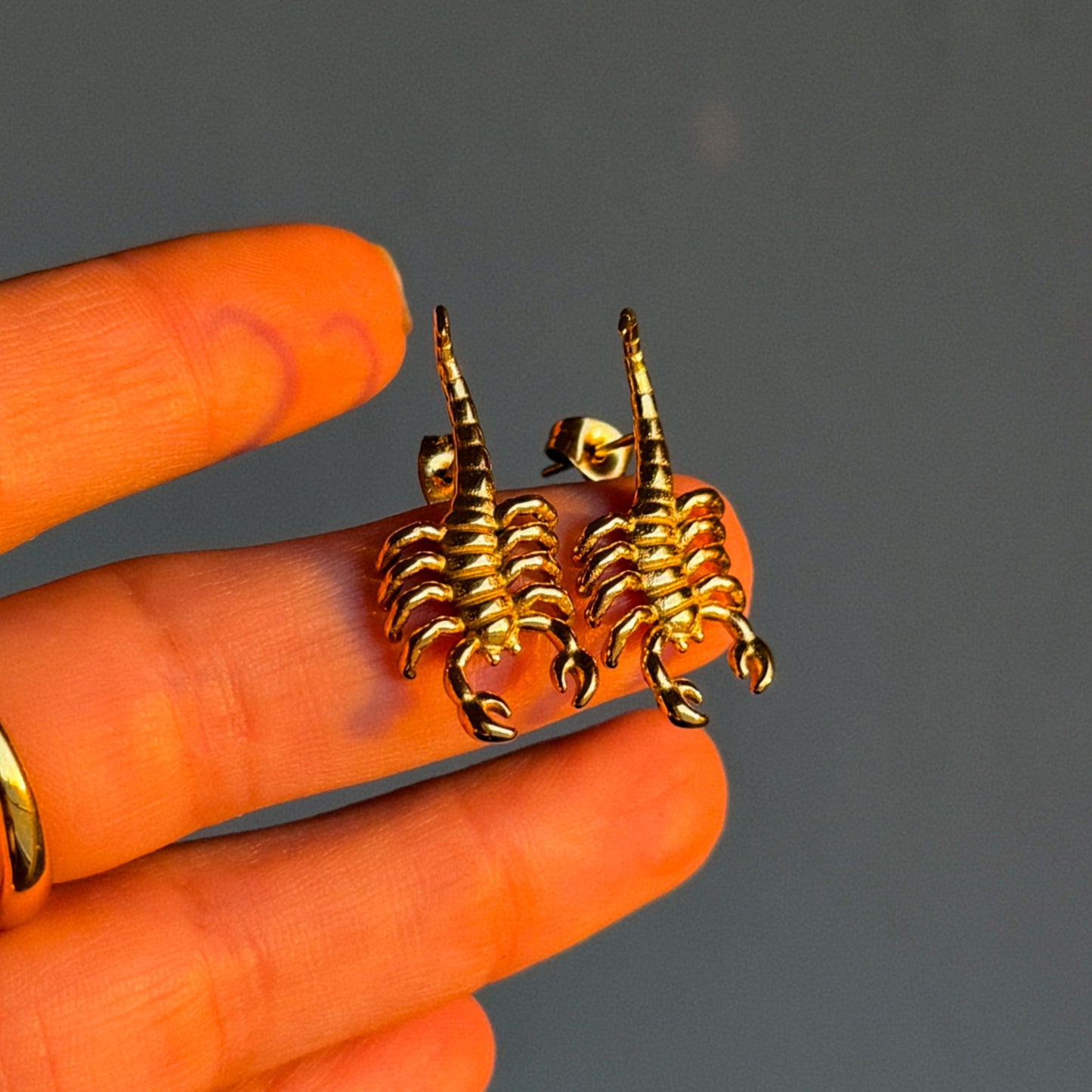 Scorpione Stud Earrings