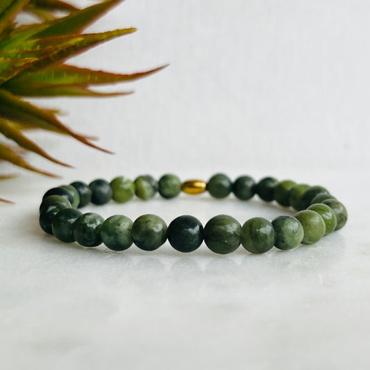 Men's Gemstone Bracelet Peridot