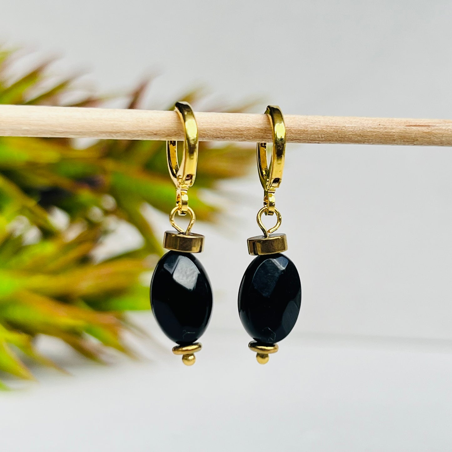 Earring Onyx