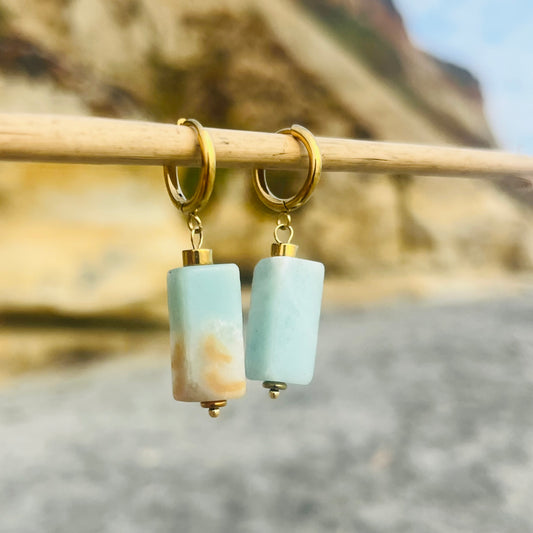 Amazonite Drops Earrings