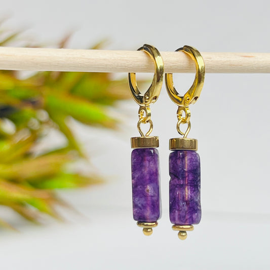 Earring Amethyst