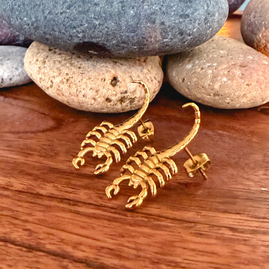 Scorpione Stud Earrings